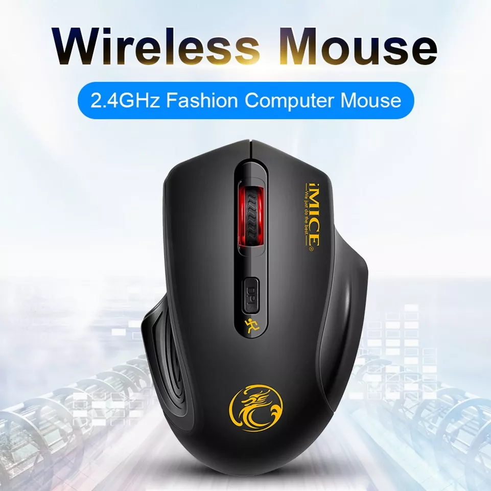 Ergonomic Optical Wireless Computer Mouse